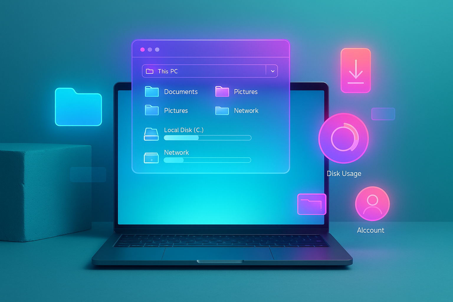 Pc con parti di file System espanse